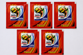 5x WM 2010 Panini Sticker Pack